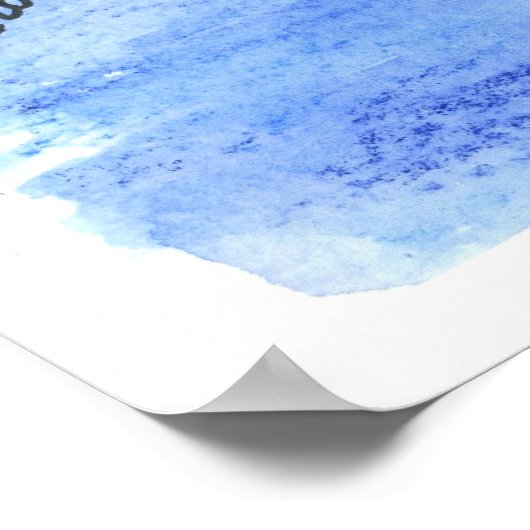 Poster Cat joue Baritone Saxophone "Marches géantes" (Coin)