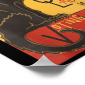 Poster Cat Lady Kamala Le Conversation Noir Funny Ballot (Coin)