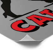 Poster Cat Lady - Tuxedo Cats Lover- Comic Art Graphic (Coin)