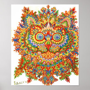 Poster Cat, Louis Wain