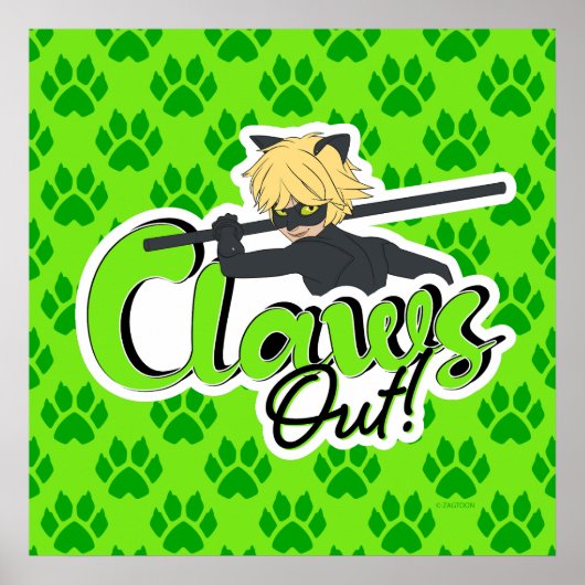 Poster Cat Noir | Claws Out ! (Devant)