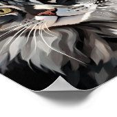 Poster Cat numérique 765 (Coin)