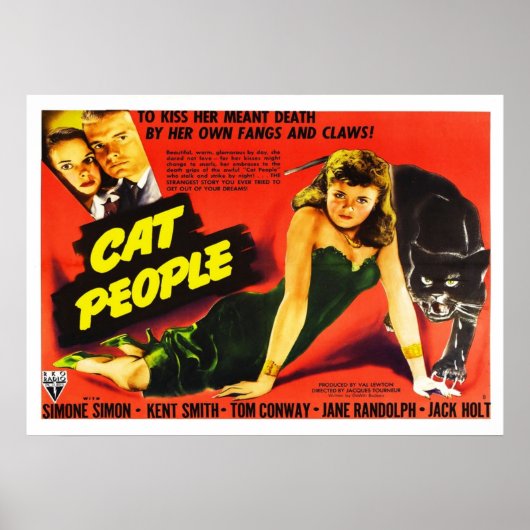 Poster Cat People 1942 2 (Devant)