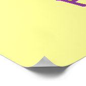 Poster CAT pourpre (Coin)