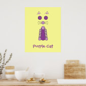 Poster CAT pourpre (Cuisine)