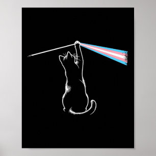 Poster Cat Rock Music Trans Pride Lgbt Transgenre Cat Lo