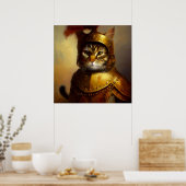 Poster Cat Roman général (Cuisine)