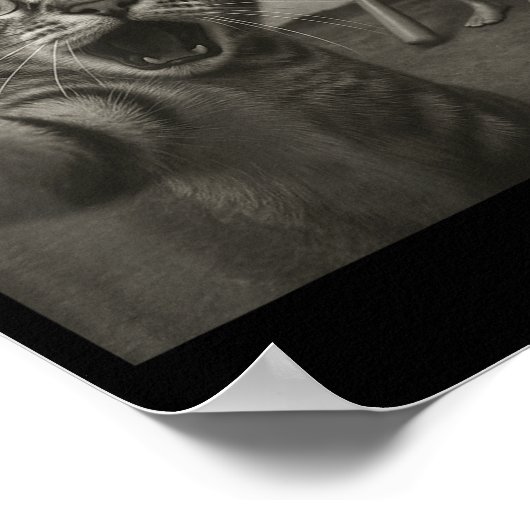 Poster Cat Selfie Tung Tung Tung Sahur Italian Brainrot F (Coin)