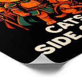 Poster Cat Side Quest Funny Cats Tabletop Gamer Nerd Men  (Coin)