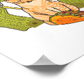 Poster Cat Taco Sombrero Mexicaine Fiesta Funny Cinco de  (Coin)