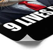 Poster Cat Trump 9 Vit Ba1 (Coin)