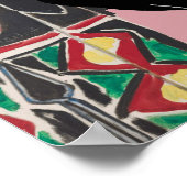 Poster Cat Under Window, après l'affiche de Matisse (Coin)