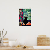 Poster Cat Under Window, après l'affiche de Matisse (Cuisine)