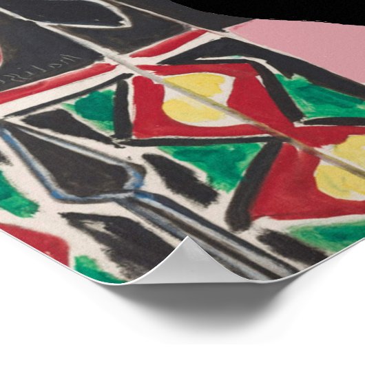 Poster Cat Under Window, Gracias, modifier le texte (Coin)