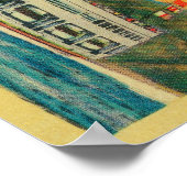 Poster "Catalina" à vapeur à Père Noël Catalina Island (Coin)