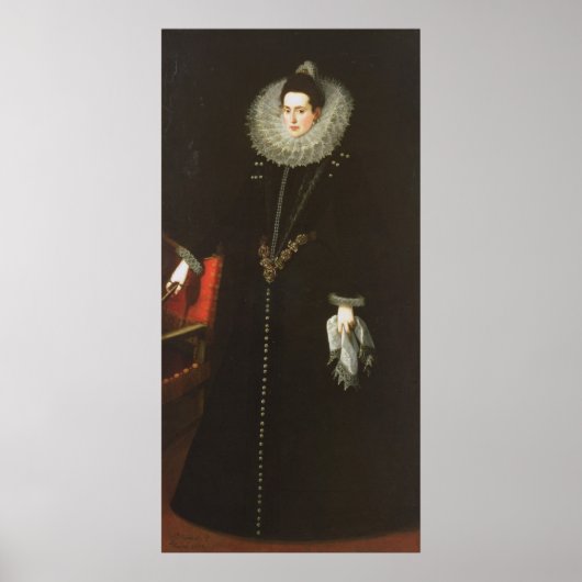 Poster Catalina de la Cerda, Duchesse de Lerma, 1602 (Devant)