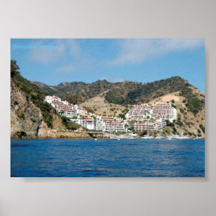 Poster Catalina Island Mountains