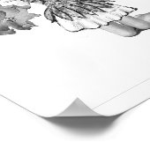 Poster Catalpa Arbre Fée avec Fleur (Coin)