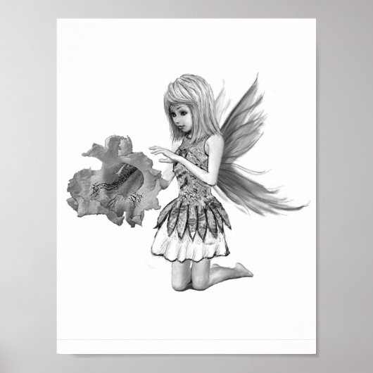 Poster Catalpa Arbre Fée avec Fleur (Devant)