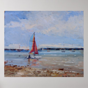 Poster Catamaran la Bretagne