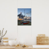 Poster Catamarans au coucher du soleil (Cuisine)