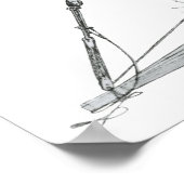 Poster Catapulte, Léonard de Vinci (Coin)