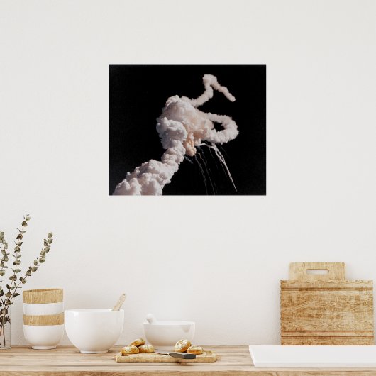 Poster Catastrophe de la navette spatiale Challenger (Cuisine)