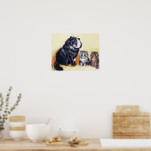 Poster Catastrophe féline, Louis Wain (Cuisine)