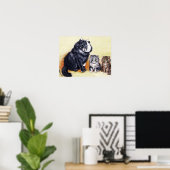 Poster Catastrophe féline, Louis Wain (Bureau à domicile)