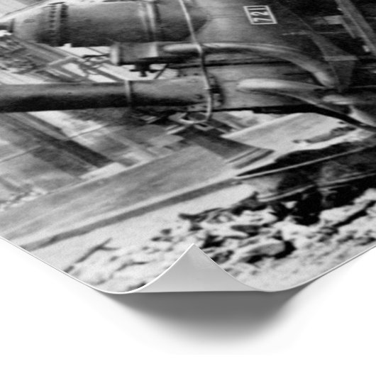 Poster catastrophe ferroviaire (Coin)