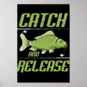 Poster Catch and release Carp Hunting (Devant)
