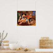 POSTER CATCH DE COWGIRLS LOG CABIN (Cuisine)