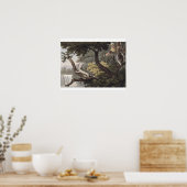 Poster Catcher de Lizard mexicain, gravé par Matthew Dubo (Cuisine)