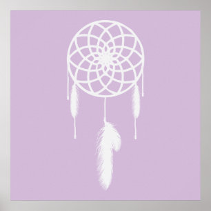 Poster Catcher de rêve Pastel Purple