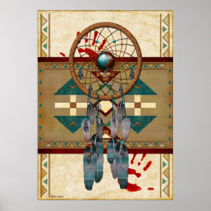 Poster Catching Spirit Native American