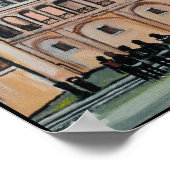 Poster Catedral de Père Noël María Peinture d'Alfred Fox (Coin)