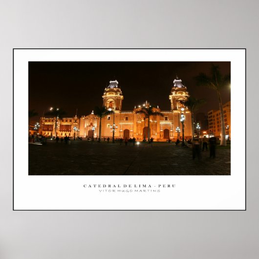Poster Catedral do Peru (Devant)