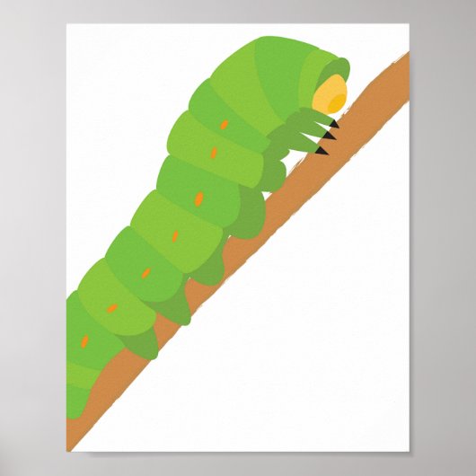 Poster Caterpillar (Devant)