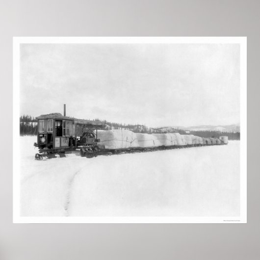 Poster Caterpillar Yukon Freight 1924 (Devant)