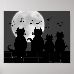 Poster Caterwauling by moonlight