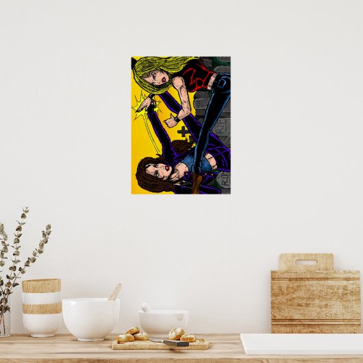 Poster Catfight (Cuisine)