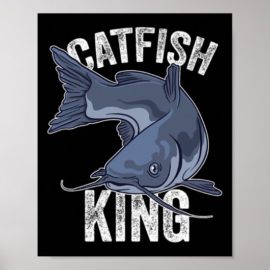 Poster Catfish King Catfish Pêche pêche (Devant)