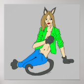 Poster catgirl (Devant)