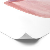 Poster Cathathea Prière en pointillé Plante Aquarelle Art (Coin)