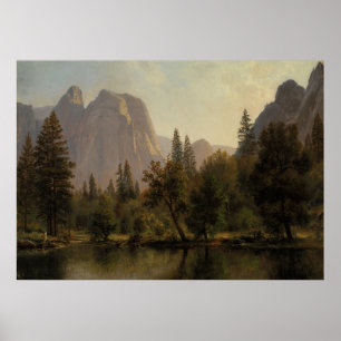 Poster Cathedral Rocks, Yosemite Valley Albert Bierstadt
