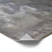 Poster Cathédrale à Rouen Portal Gris Météo par Monet (Coin)