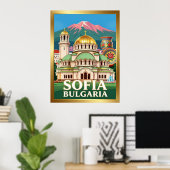 Poster Cathédrale Alexandre Nevski de Sofia (Bureau à domicile)