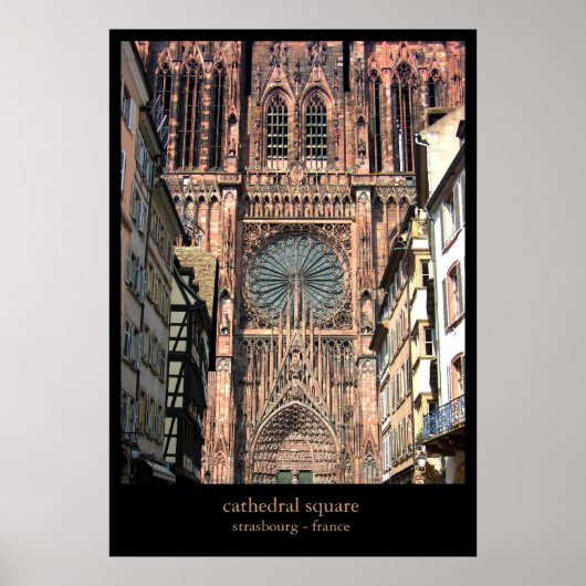 Poster cathédrale carré (Devant)