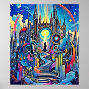 Poster Cathédrale Céleste, paysage