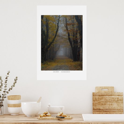 Poster cathédrale d'automne (Cuisine)